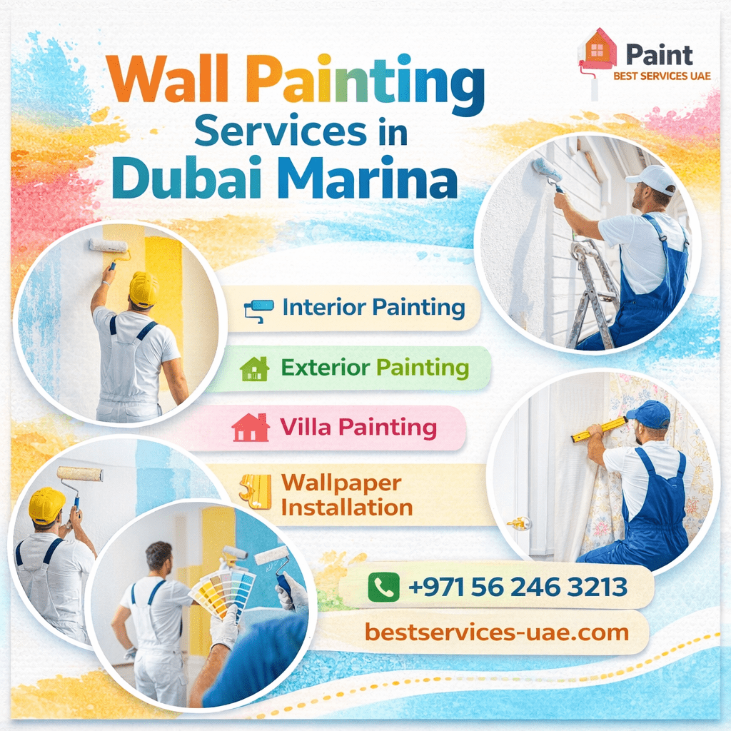 Wall Painting Services in Dubai Marina